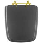 Assento Sanitário Boss Noir Para Vaso Incepa Com Ferragem Dou