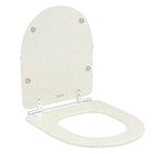 Assento Sanitário Calypso MDF Biscuit Fechamento Comum Sicmol