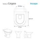 Assento Sanitário Calypso Pêssego (rosa Shell) Para Vaso Ince