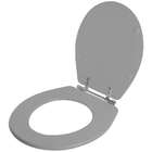 Assento Sanitário Carina Cinza Quartzo Para Vaso Ideal Standa