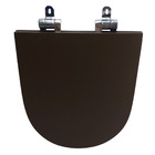 Assento Sanitário Carrara Deca Slow Close Cr-marrom Fosco