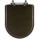 Assento Sanitário Carrara Marrom Degrade Para Vaso Deca