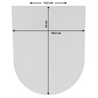 Assento Sanitário Carrara/Nuova/Duna/Link Termofixo Gelo Tupan