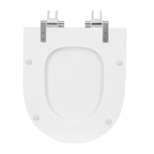 Assento Sanitário Carrara Plástico Fechamento Suave Branco Ec Sensea