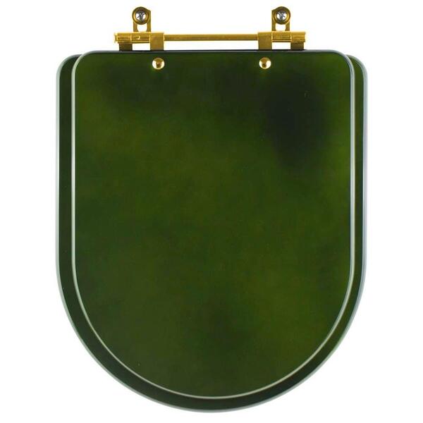Assento Sanitário Carrara Verde Degrade Para Vaso Deca Com Fe
