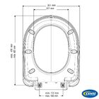 Assento Sanitário Censi Carrara/nuova Duna/link/vesúvio Com F
