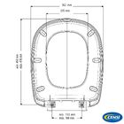 Assento Sanitário Censi Sabatini/dona Beja Com Fechamento Sof