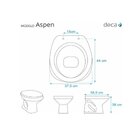 Assento Sanitário Clean Aspen Policlass Preto