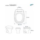 Assento Sanitário Clean Sabatini Policlass Branco