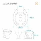 Assento Sanitário Colonial Marfim Para Vaso Hervy