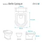 Assento Sanitário Com Amortecedor Belle Epoque Creme Para Vas