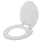 Assento Sanitário Com Amortecedor Convencional Oval Cinza Pla