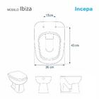 Assento Sanitário Com Amortecedor Ibiza Verde Água Para Vaso