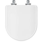 Assento Sanitário Com Amortecedor Pris Branco Para Vaso Kza3