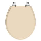 Assento Sanitário Com Amortecedor Ravena Amendoa  Para Vaso D