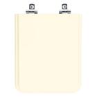 Assento Sanitário Com Amortecedor Square Biscuit Para Vaso In