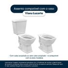 Assento Sanitário Com Amortecedor Viseu Verde Para Vaso Luzar