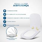 Assento Sanitário Com Fechamento Lento Axis Branco Para Vaso
