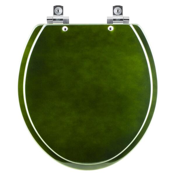 Assento Sanitário Com Fechamento Lento Convencional Oval Verd