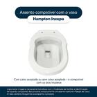 Assento Sanitário Com Fechamento Lento Hampton Biscuit Para V