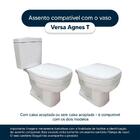 Assento Sanitário Com Fechamento Lento Versa Branco Para Vaso