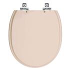 Assento Sanitário Com Fechamento Lento Village Amendoa  Para