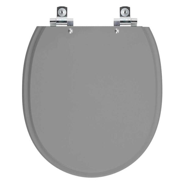 Assento Sanitário Com Fechamento Lento Village Cinza Vip Para