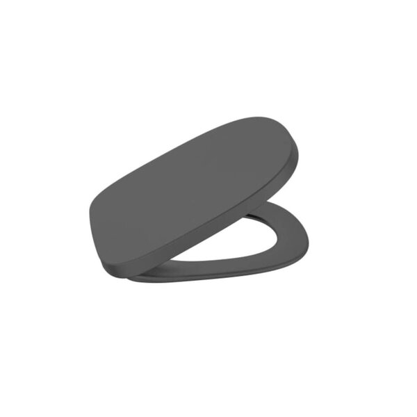 Assento Sanitário Com Queda Amortecida Beyond Roca Ônix Fosco