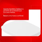 Assento Sanitário Com Queda Amortecida Debba Square Roca Bran