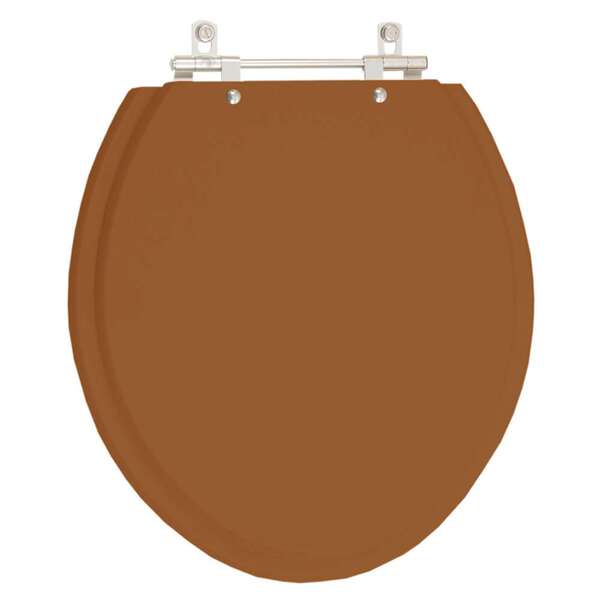 Assento Sanitario Contemporary Ocre (marrom) Para Vaso Hervy