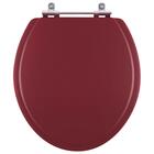 Assento Sanitário Convencional / Oval Bordô Para Todas As Mar
