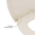 Assento Sanitário Convencional ASL07 Slim Areia Sensea