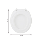 Assento Sanitário Convencional Almofadado Plus Branco Sensea