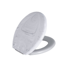 Assento Sanitário Convencional Almofadado TPK Branco Marmorizado Fechamento Comum Astra