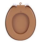 Assento Sanitário Convencional Almofadado Caramelo Fechamento Comum Astra