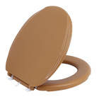 Assento Sanitário Convencional Polipropileno Almofadado Fechamento Comum Caramelo Sensea