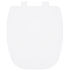 Assento Sanitário Fit Ou Versato Em Resina Termofixa Com Fechamento Convencional Cor Branco Tupan