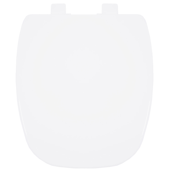 Assento Sanitário Fit Ou Versato Em Resina Termofixa Com Fechamento Convencional Cor Branco Tupan