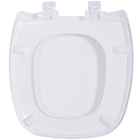 Assento Sanitário Fit Ou Versato Em Resina Termofixa Com Fechamento Convencional Cor Branco Tupan