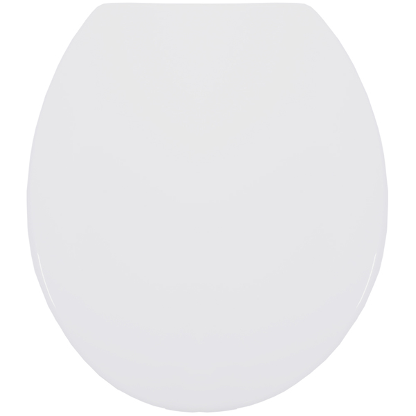 Assento Sanitário Universal  Oval Diamantina Ou Sabará Em Polipropileno Com Fechamento Convencional Branco Tupan