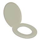 Assento Sanitário Convencional Espuma Bege Fechamento Comum Astra