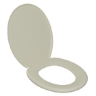 Assento Sanitário Convencional com Fechamento Comum Oval Plástico Bege Astra