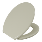 Assento Sanitário Convencional com Fechamento Comum Oval Plástico Bege Astra