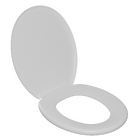 Assento Sanitário Convencional com Fechamento Comum Oval Plástico Cinza Astra