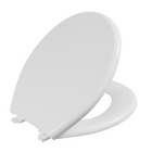 Assento Sanitário Convencional com Fechamento Comum Oval Plástico Branco Astra