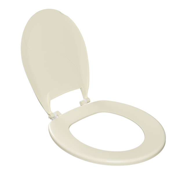 Assento Sanitário Convencional com Fechamento Comum Oval Plástico Bege Astra