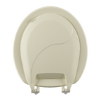 Assento Sanitário Convencional com Fechamento Comum Oval Plástico Bege Astra