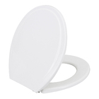 Assento Sanitário Convencional com Fechamento Comum Oval Polipropileno Branco Celite
