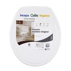 Assento Sanitário Convencional com Fechamento Comum Oval Polipropileno Branco Celite
