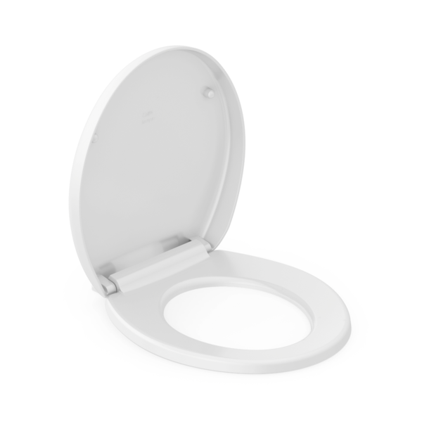 Assento Sanitário Convencional Universal com Fechamento Comum Oval Polipropileno Branco Celite